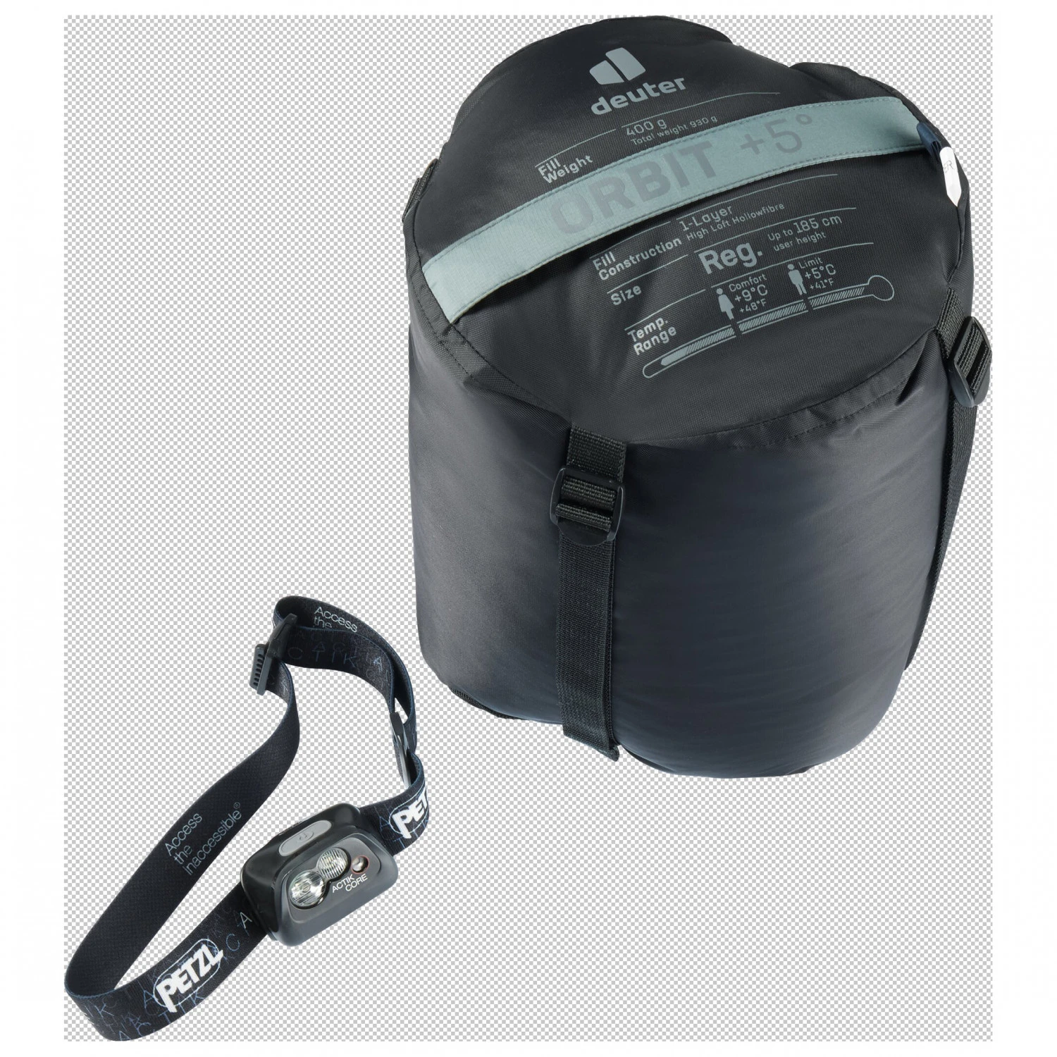 Deuter Orbit +5° - Kunstfaserschlafsack 5 Deuter Orbit +5° - Kunstfaserschlafsack – Bild 3