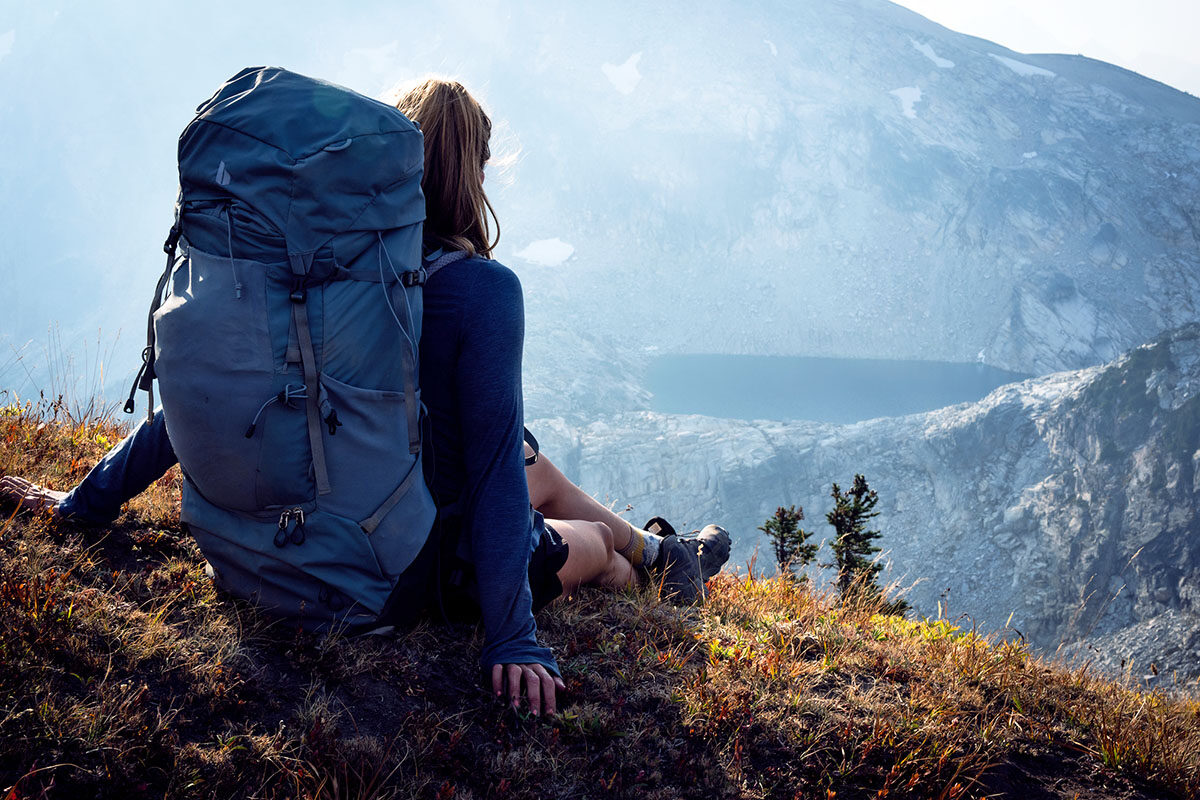 Deuter Store 12 Deuter Store -Deuter Store Deuter Aircontact Core 60 10SL backpacking pack overlooking smoky mountains e1759907600200